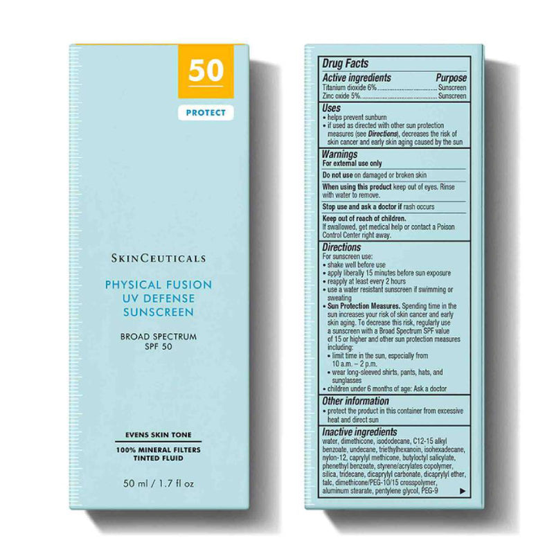 SkinCeuticals Kem Chống Nắng Vật Lý Physical Fusion UV Defense SPF 50 50ml