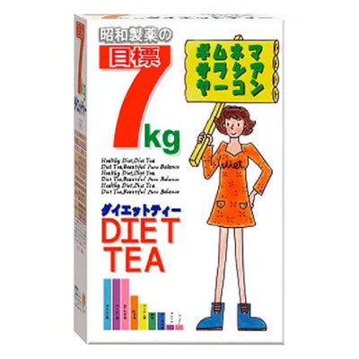 Showaseiyaku Pharmaceutical Goal 7kg Chá de Dieta 3g × 30