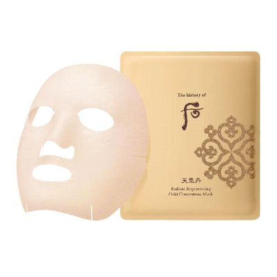 The history of Whoo Cheongidan Radiant Regenerating Gold Concentrate Mask 1pc / 5pcs / 10pcs