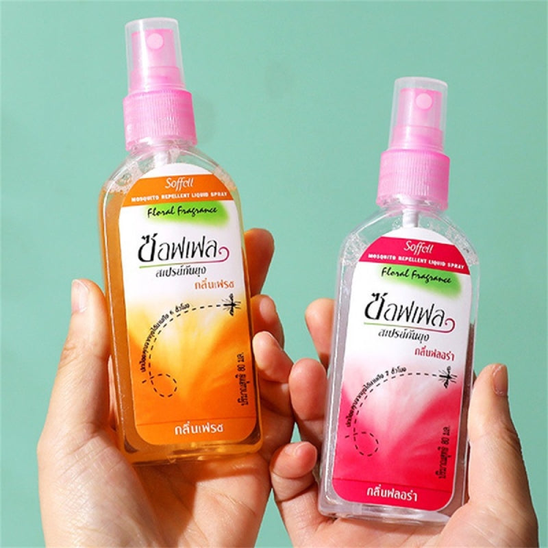 SOFFELL Semprotan Cairan Pengusir Nyamuk (Bunga) 80ml