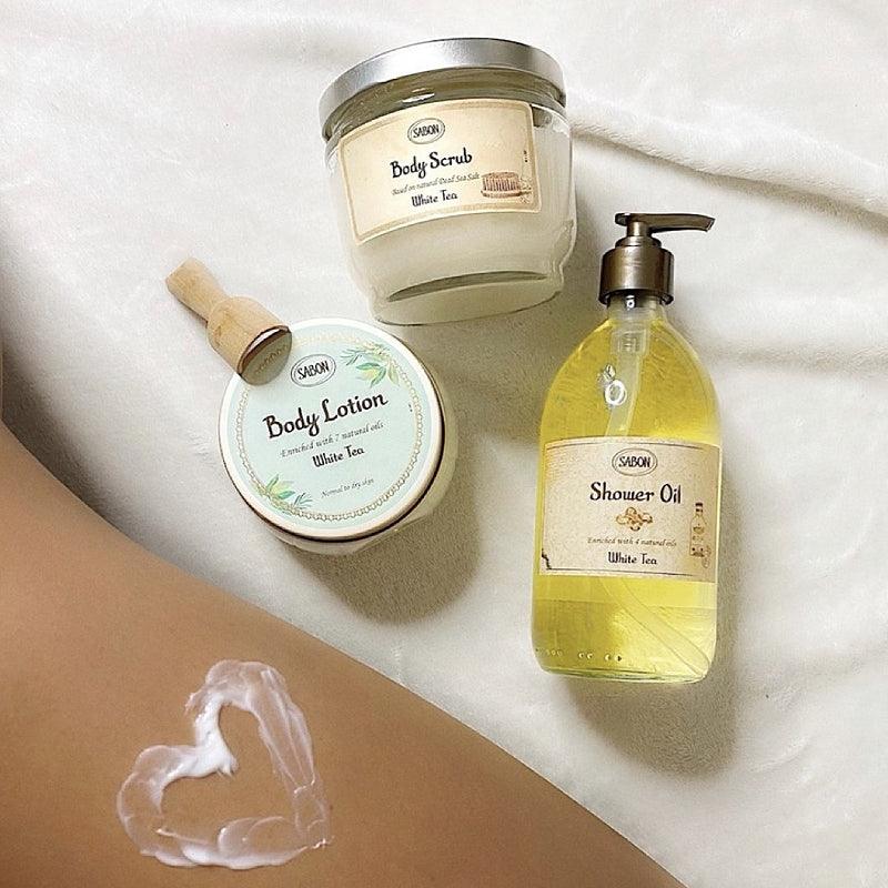 SABON 以色列 白茶沐浴油 500ml