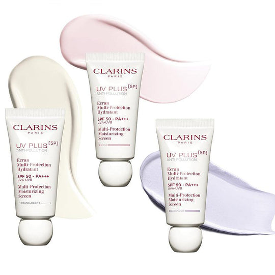 CLARINS UV Plus 5P アンチポリューション マルチプロテクション モイスチャライジング スクリーン SPF50 PA+++ (2色) 30ml