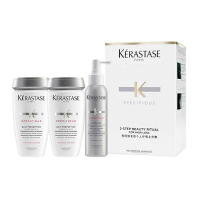 KERASTASE Specifique Bain Prevention & Stimuliste Set (Shampoo 250ml x 2 + Haarspray 125ml)