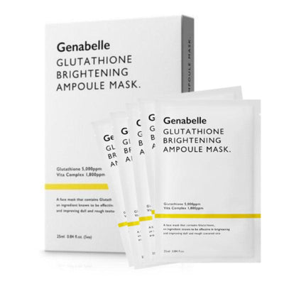 Masker Ampul Pencerahan Genabelle Glutathione 25ml x 5