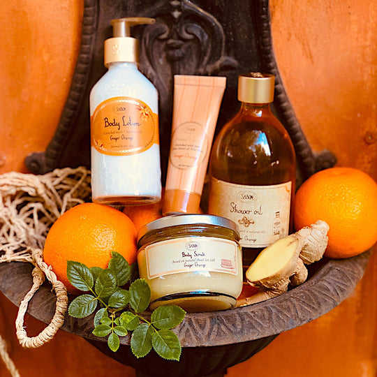 SABON Body Scrub Ginger Orange 320g / 600g