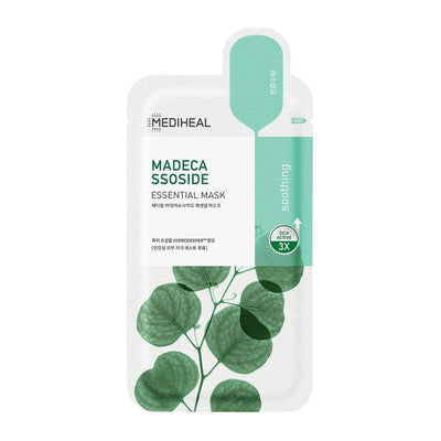 MEDIHEAL Mặt Nạ Tinh Chất Rau Má Madecassoside Essential Mask (Làm Dịu) 24ml x 10 Miếng