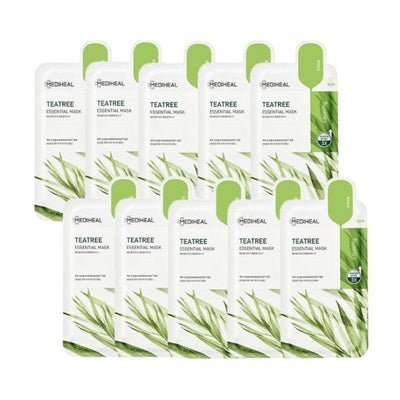 MEDIHEAL Tea Tree Essential Mask (Calming) 24ml x 10 - LMCHING Group Limited