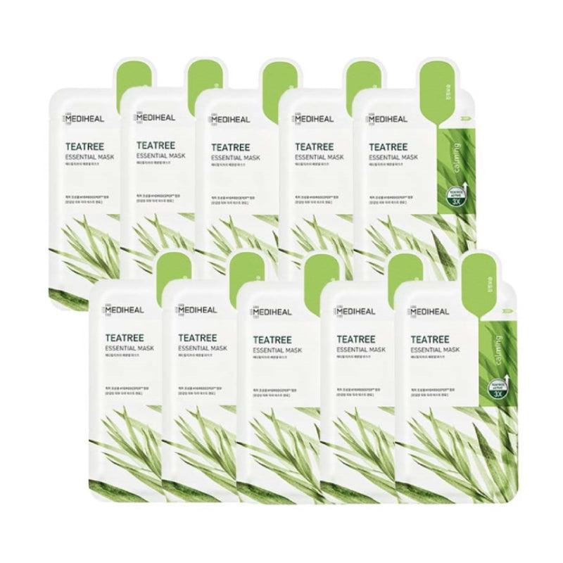 MEDIHEAL Tea Tree Essential Mask (Calming) 24ml x 10 - LMCHING Group Limited