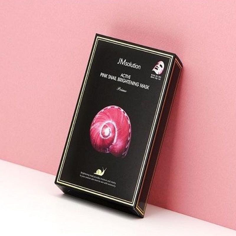 JMsolution Active Pink Snail Brightening Mask 30ml x 10 - LMCHING Group Limited