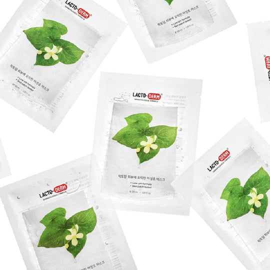 LACTO-DERM लाभकारी हार्टलीफ़ मास्क 30 मिली x 4