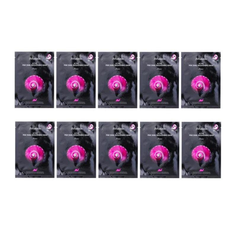 JMsolution Active Pink Snail Brightening Mask 30ml x 10 - LMCHING Group Limited