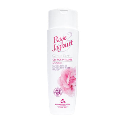 Bulgarian Rose Karlovo Gel limpiador de yogur higiene femenina con rosa natural 250ml