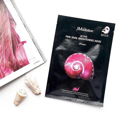 JMsolution Active Pink Snail Brightening Mask 30ml x 10 - LMCHING Group Limited