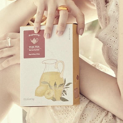 ElishaCoy Skin Tea Time Mask Yuja Tea 20g x 10 - LMCHING Group Limited
