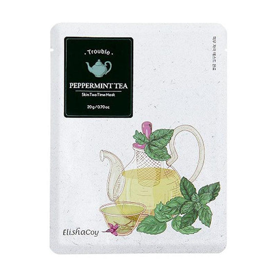 ElishaCoy Skin Tea Time Mask Peppermint Tea 20g x 10 - LMCHING Group Limited