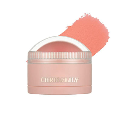 CHRIS&LILY Dome-Gle Blusher (#CR02 Peach Coral) 11g