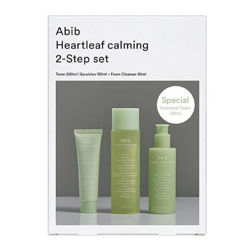 Abib Heartleaf Calming 2-Step Set (Toner 200ml + Emulsion 130ml + Foam Cleanser 50ml) - LMCHING Group Limited