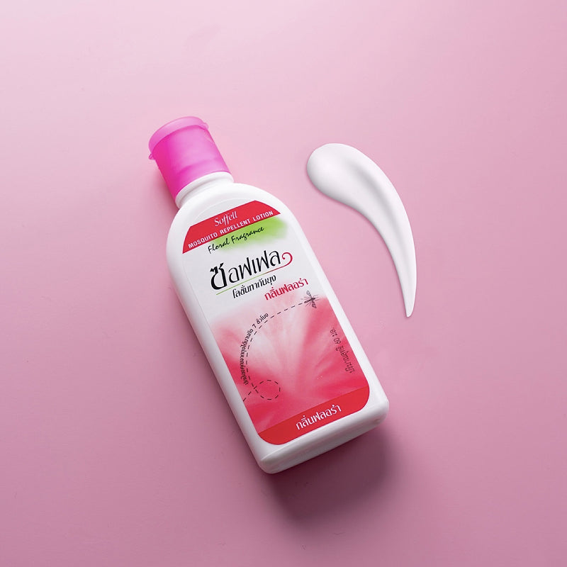 SOFFELL Lotion Pengusir Nyamuk (Aroma Bunga) 60ml