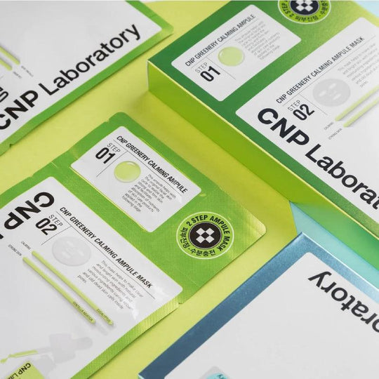CNP Laboratory Greenery Calming Ampule 2 Step Mask 25ml x 5pcs