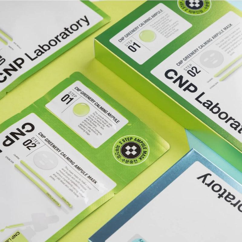 CNP Laboratory Greenery Calming Ampule 2 Step Mask 25ml x 5pcs