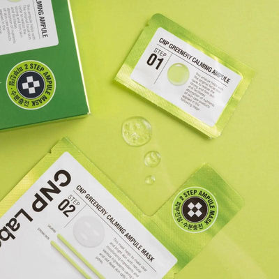 CNP Laboratory Greenery Calming Ampule 2 Step Mask 25ml x 5pcs