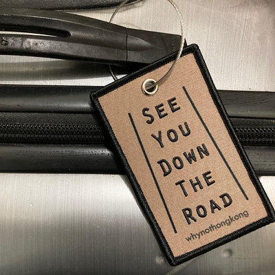 Why Not Hong Kong See You Down The Road Luggage Tag 1pc