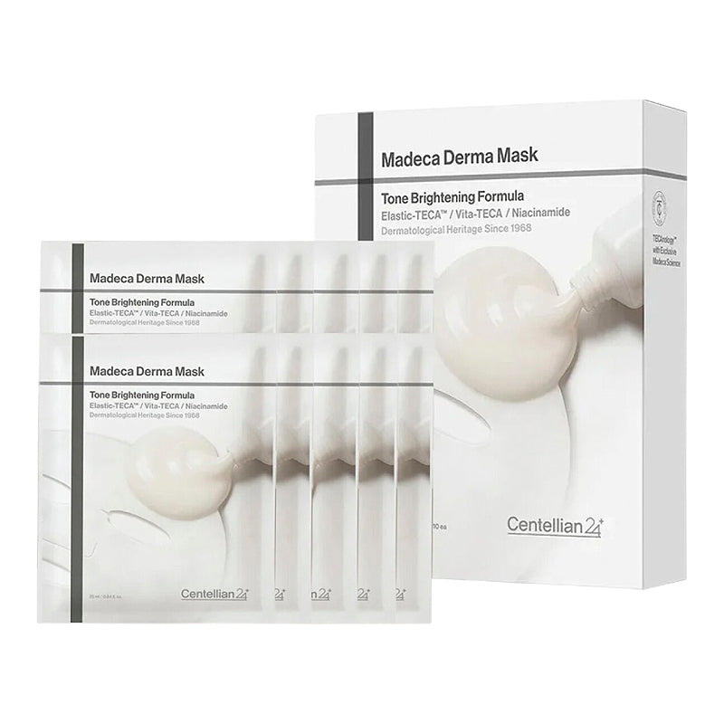 CENTELLIAN 24+ Madeca Derma Mask Tone Brightening Formula 25ml x 10pcs
