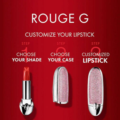 GUERLAIN Rouge G De The Satin Customizable เคสลิปสติก (#Diamond Appeal) 1 ชิ้น