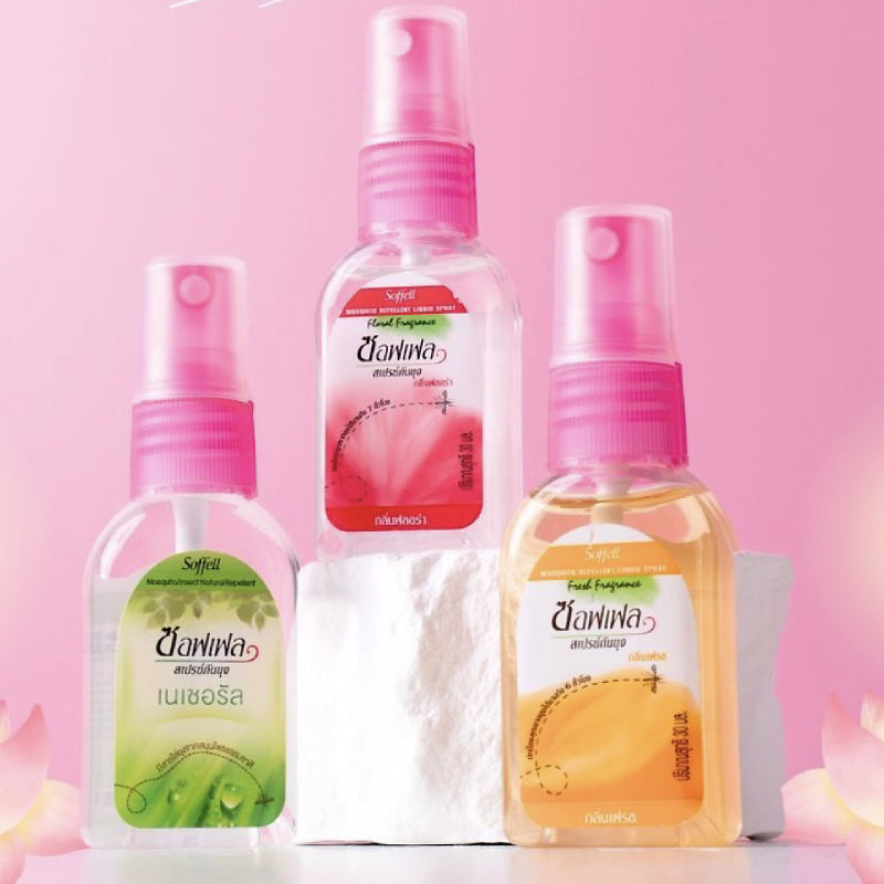 SOFFELL Semprotan Cairan Pengusir Nyamuk (Bunga) 30ml