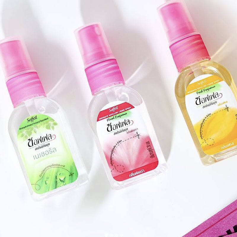 SOFFELL Semprotan Cairan Pengusir Nyamuk (Bunga) 30ml