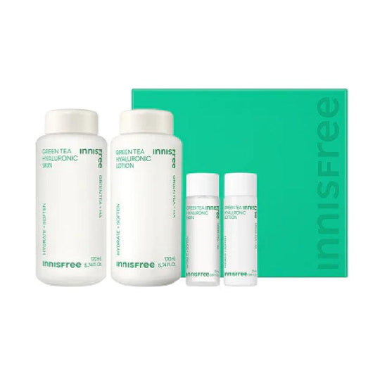 innisfree Green Tea Hyaluronic Skin Care Set (4 Items) - LMCHING Group Limited