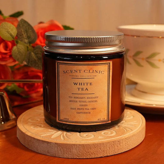 SCENT CLINIC No.18 White Tea Soy Wax Scented Candle 100g - LMCHING Group Limited