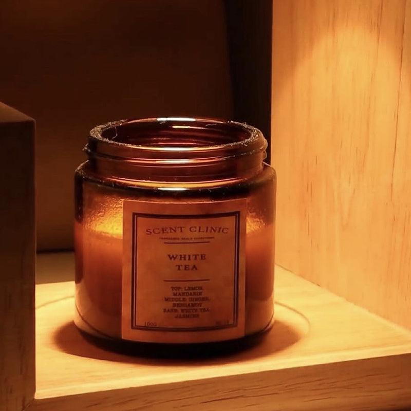 SCENT CLINIC No.18 White Tea Soy Wax Scented Candle 100g - LMCHING Group Limited
