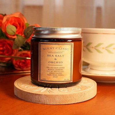 SCENT CLINIC No.6 Sea Salt & Orchid Soy Wax Scented Candle 100g