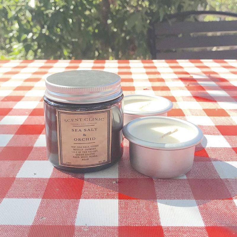 SCENT CLINIC No.6 Sea Salt & Orchid Soy Wax Scented Candle 100g - LMCHING Group Limited