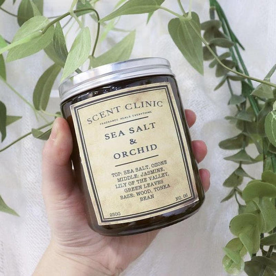 SCENT CLINIC No.6 Sea Salt & Orchid Soy Wax Scented Candle 100g - LMCHING Group Limited