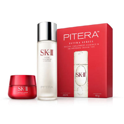 SK-II Pitera Series Facial Treatment Esencia & Crema Skinpower Set (2 productos)