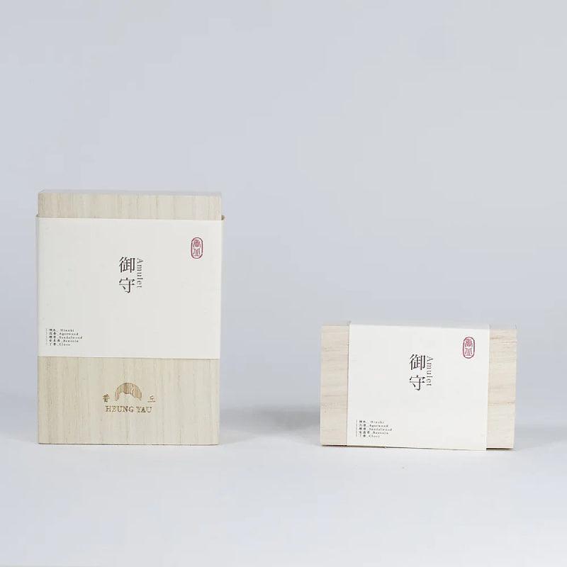 HEUNG YAU Natural Handmade Incense Amulet Hinoki Cypress (2 Types) 1pc - LMCHING Group Limited