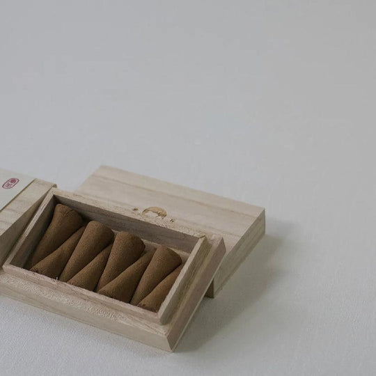HEUNG YAU Natural Handmade Incense Amulet Hinoki Cypress (2 Types) 1pc - LMCHING Group Limited