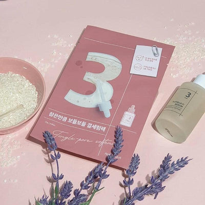 numbuzin No.3 Tingle-Pore Softening Sheet Mask 27ml x 4 - LMCHING Group Limited