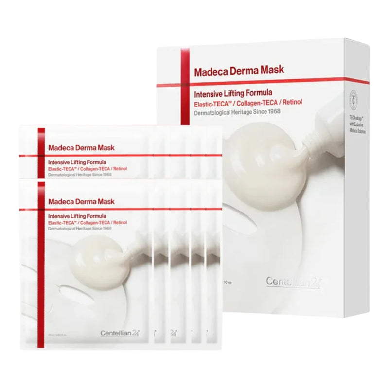 CENTELLIAN 24+ Madeca Derma Mask Intensive Lifting Formula 25ml x 10pcs