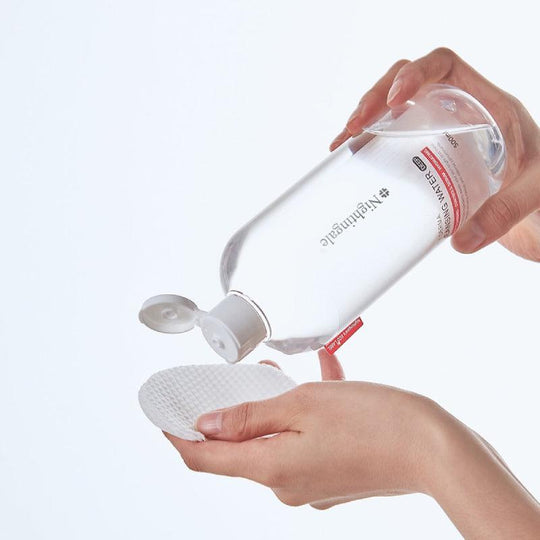 Nightingale Daily Derma Cleansing Water Deep 500ml + Cotton Pad 40pcs
