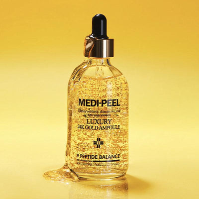 MEDIPEEL Luxury 24K Pure Gold Hydration Anti Wrinkle Ampoule 100ml - LMCHING Group Limited