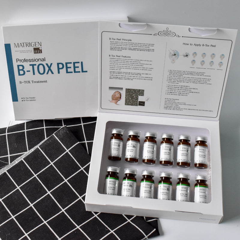 MATRIGEN Professional B-Tox Peel Treatment (Порошок 1 г x 6 + раствор 10 мл x 6)