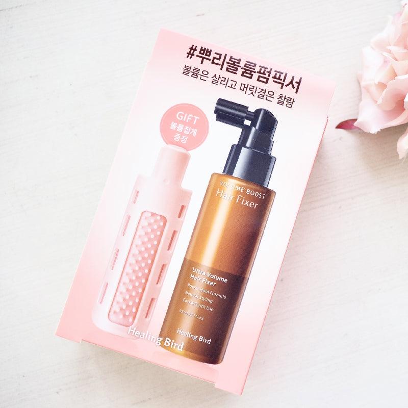 Healing Bird Ultra Volume Head Fixer Set (Fixer 95ml + Hair Grip Roller) - LMCHING Group Limited