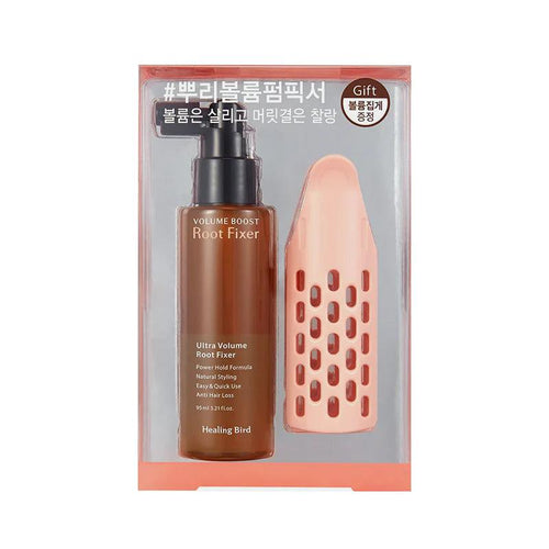 Healing Bird Ultra Volume Head Fixer Set (Fixer 95ml + Hair Grip Roller) - LMCHING Group Limited