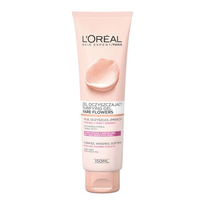 L'OREAL PARIS เจลทำความสะอาดผิว Rare Flowers (สำหรับผิวแห้งและผิวแพ้ง่าย) 150มล