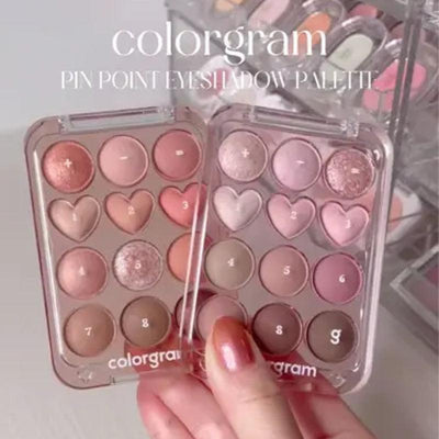 colorgram Pint Point Eyeshadow Palette (#02 Peach Side) 9.9g - LMCHING Group Limited