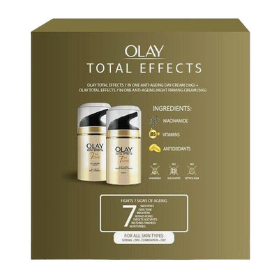 OLAY Total Effects 24 Hour Care For Glowing Skin Gift Set (Day Cream 50g + Night Cream 50g) - LMCHING Group Limited