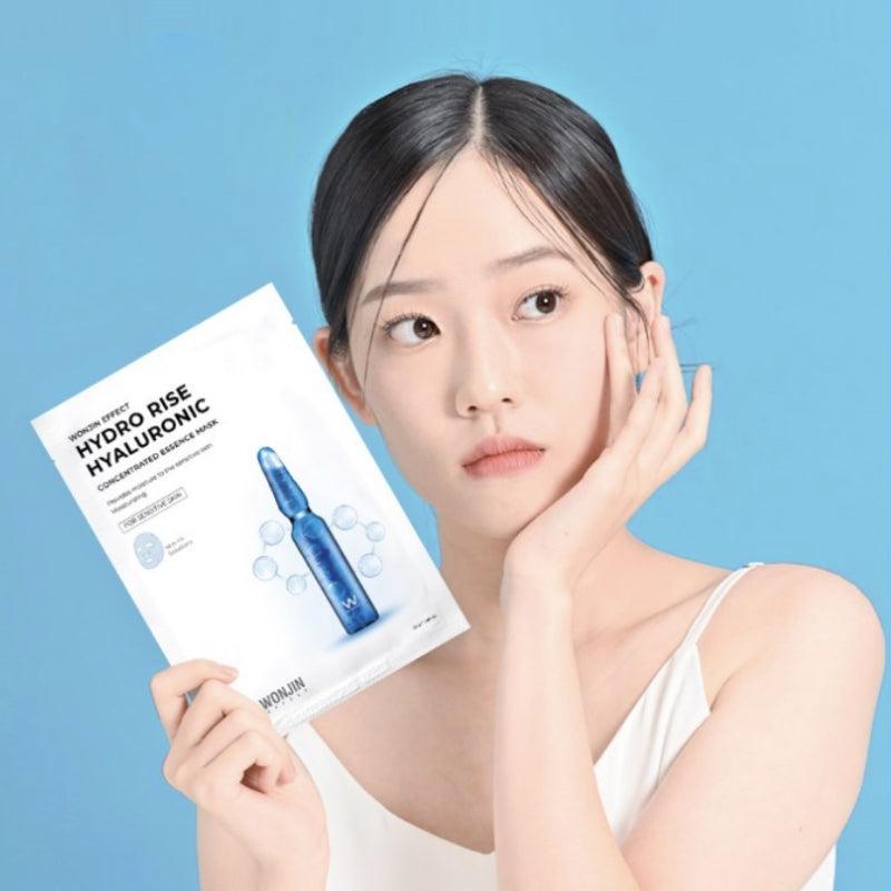 WONJIN EFFECT Hydro Rise Hyaluronic Concentrated Essence Mask 30g x 10 - LMCHING Group Limited